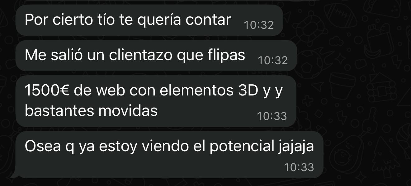 WhatsApp testimonial 3